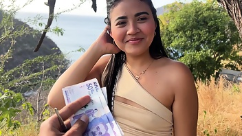 Beautiful Tourist Cheats On Her Husband With A Stranger For Money